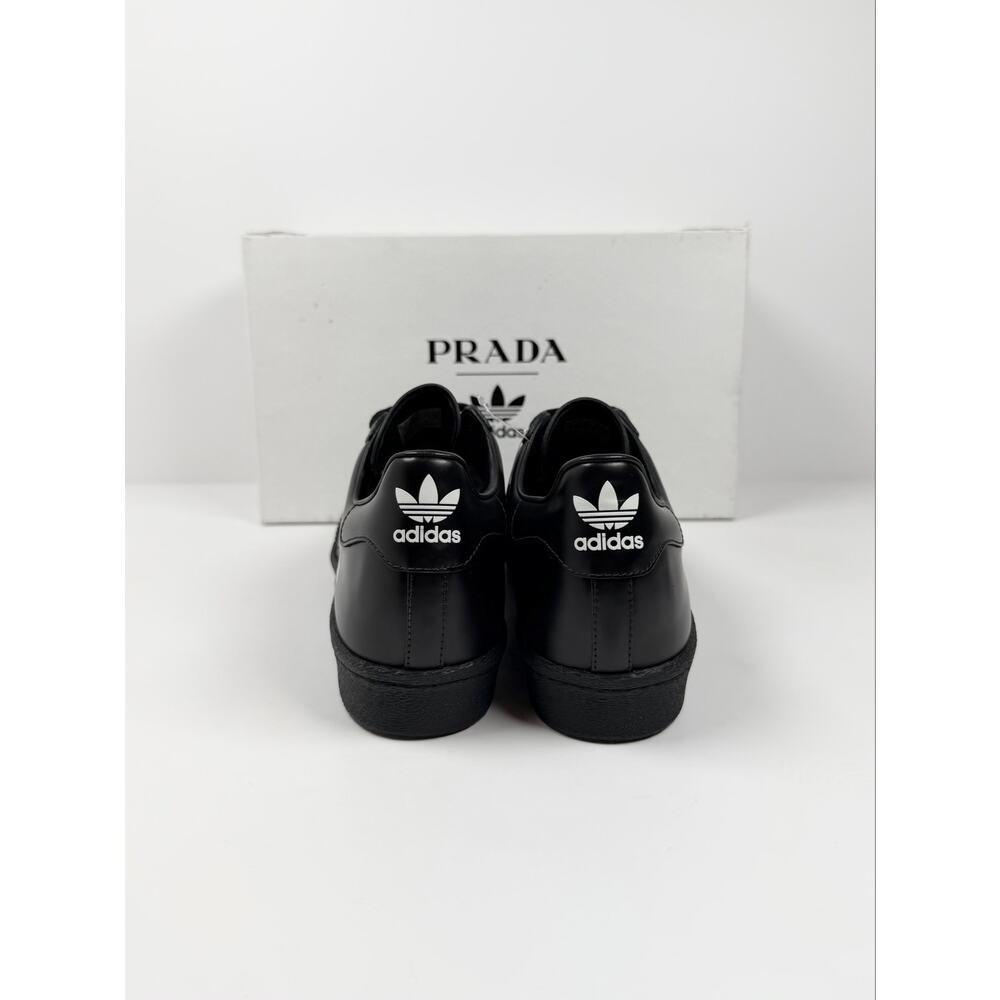 Size 9 - Prada x Adidas Superstar Black Sneakers NEW - Picture 4 of 11